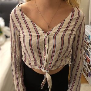 H&M cropped blouse